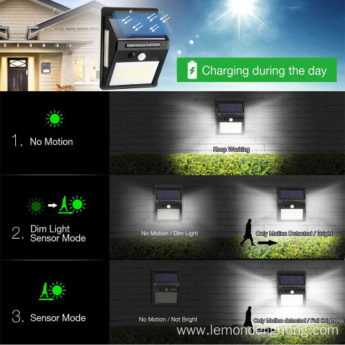 3 Mode 100 LED Waterproof PIR Solar Light